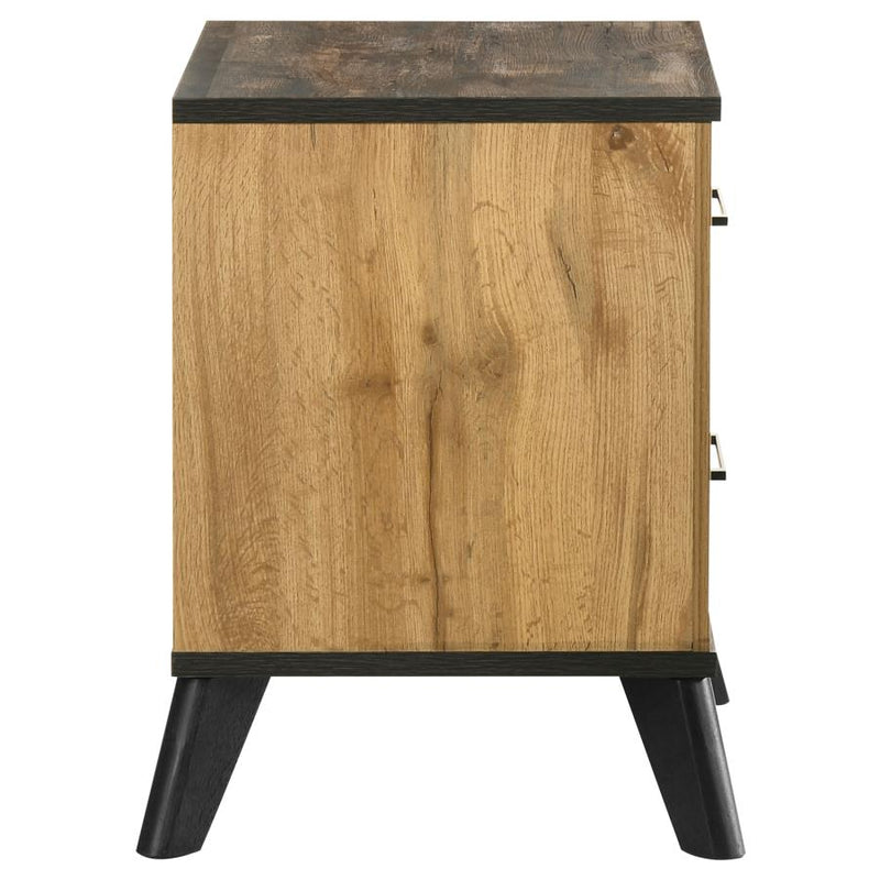 Kaywood 2-drawer Nightstand Bedside Table Natural Pine-zoom-