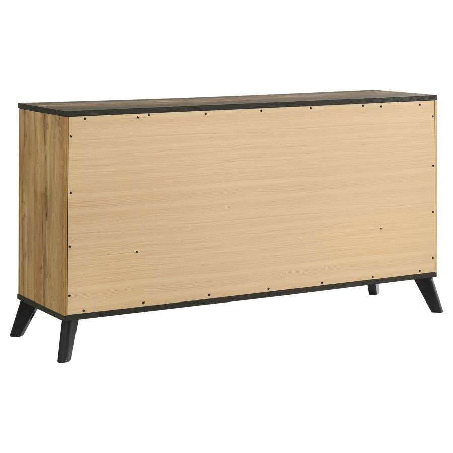 Kaywood 6-drawer Dresser Cabinet Natural Pine-zoom-6