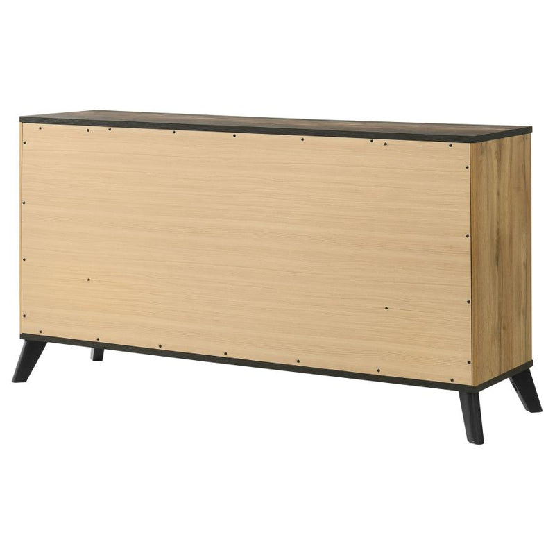 Kaywood 6-drawer Dresser Cabinet Natural Pine-zoom-