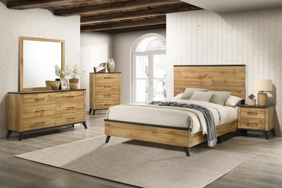 Kaywood 6-drawer Dresser Cabinet Natural Pine-zoom-16