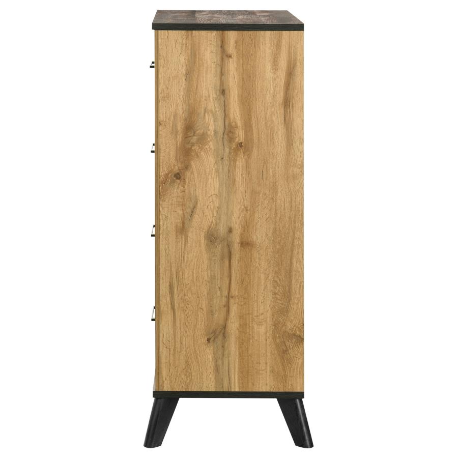 Kaywood 4-drawer Bedroom Chest of Drawers Natural Pine-zoom-5