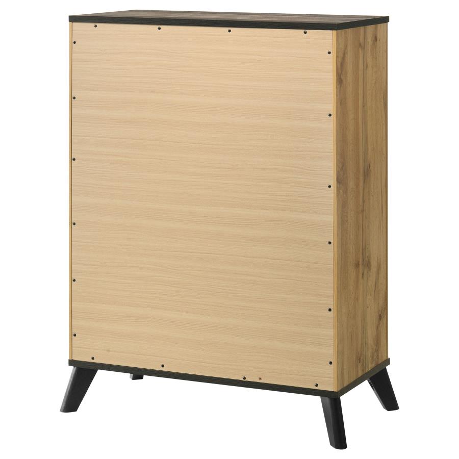 Kaywood 4-drawer Bedroom Chest of Drawers Natural Pine-zoom-8