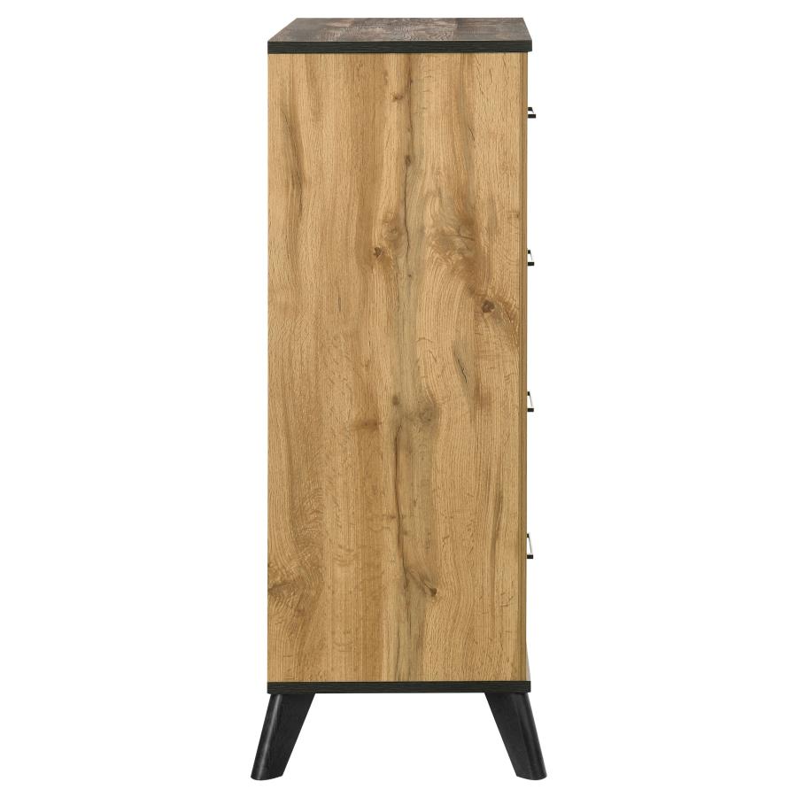 Kaywood 4-drawer Bedroom Chest of Drawers Natural Pine-9