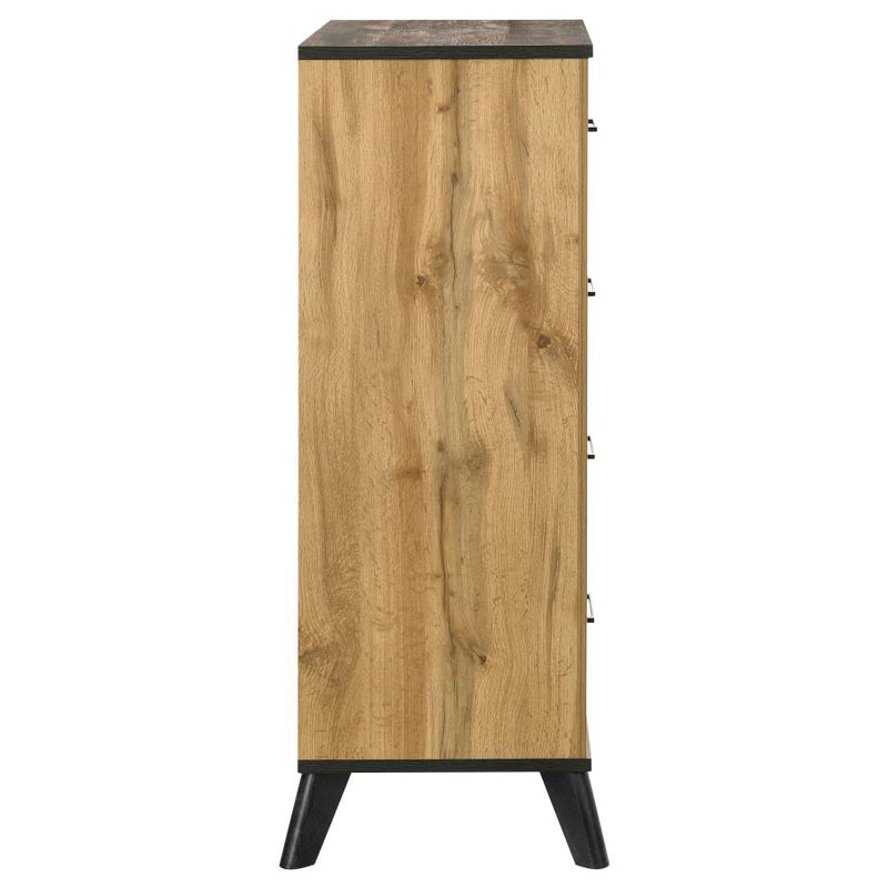 Kaywood 4-drawer Bedroom Chest of Drawers Natural Pine-zoom-