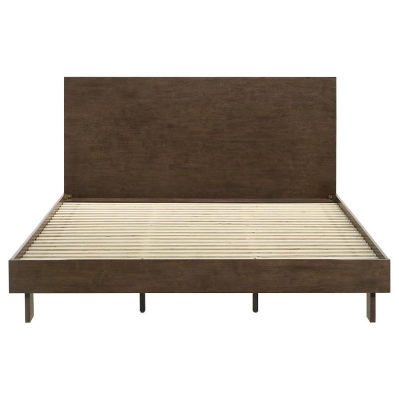 Glenwood 48-inch Eastern King Platform Panel Bed Warm Brown-zoom-