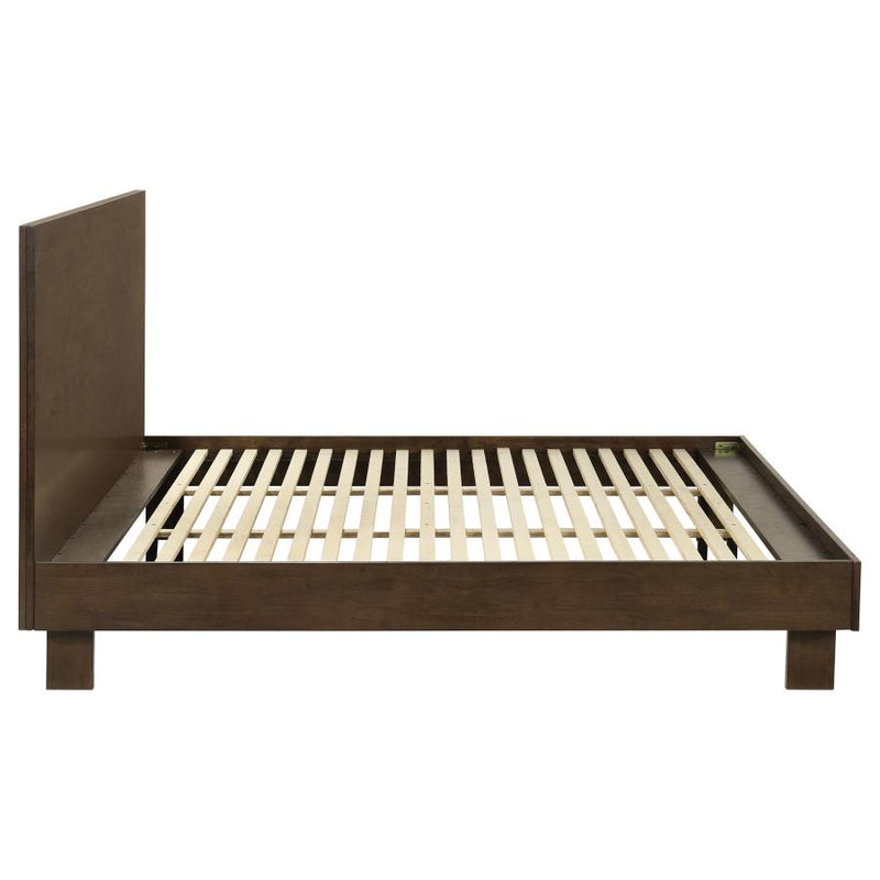 Glenwood 48-inch Eastern King Platform Panel Bed Warm Brown-zoom-