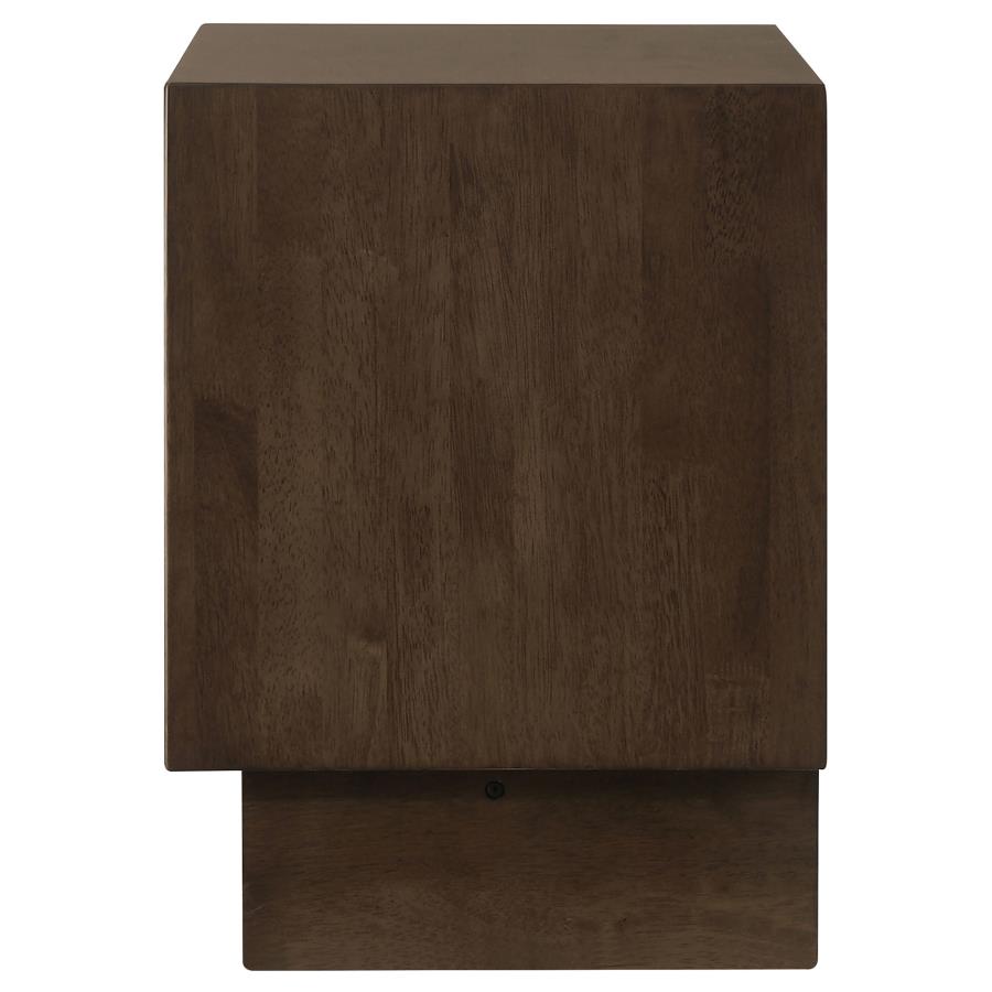 Glenwood 2-drawer Nightstand Bedside Table Warm Brown-5