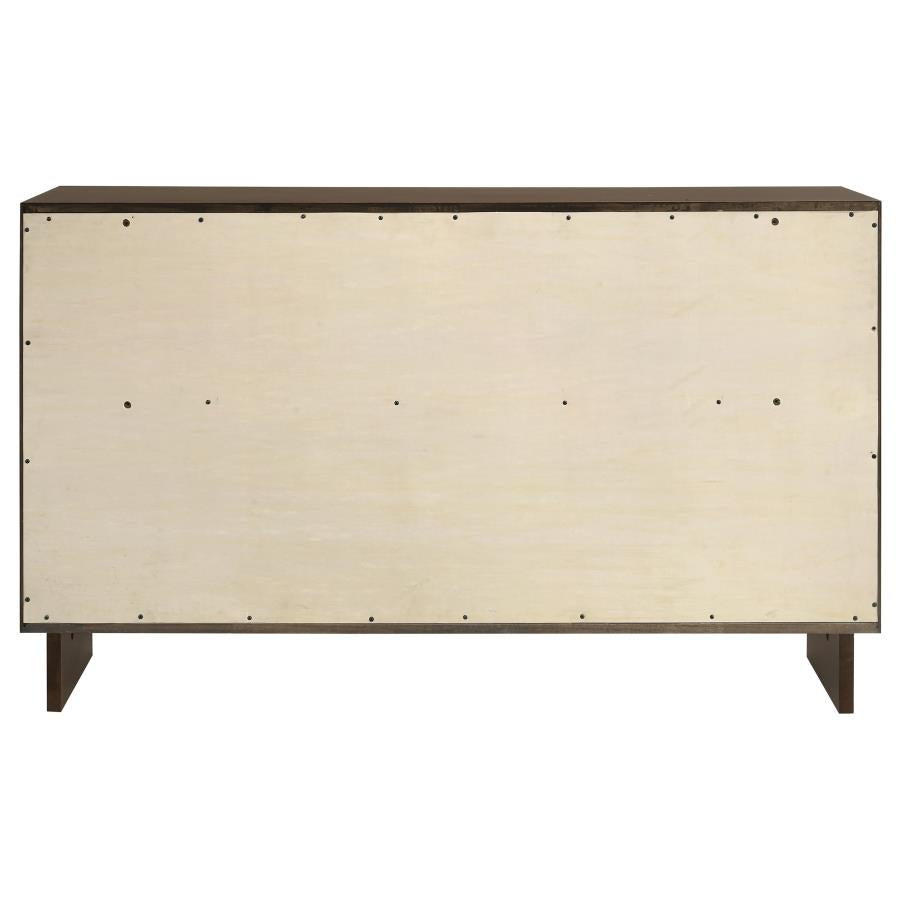 Glenwood 6-drawer Dresser Cabinet Warm Brown-zoom-7