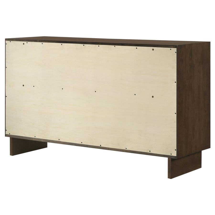 Glenwood 6-drawer Dresser Cabinet Warm Brown-zoom-8