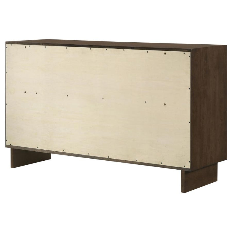 Glenwood 6-drawer Dresser Cabinet Warm Brown-zoom-