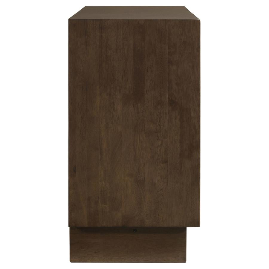 Glenwood 6-drawer Dresser Cabinet Warm Brown-9