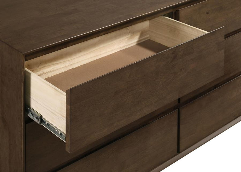 Glenwood 6-drawer Dresser Cabinet Warm Brown-zoom-