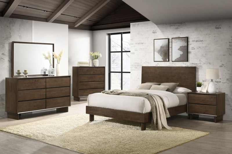 Glenwood 6-drawer Dresser Cabinet Warm Brown-zoom-