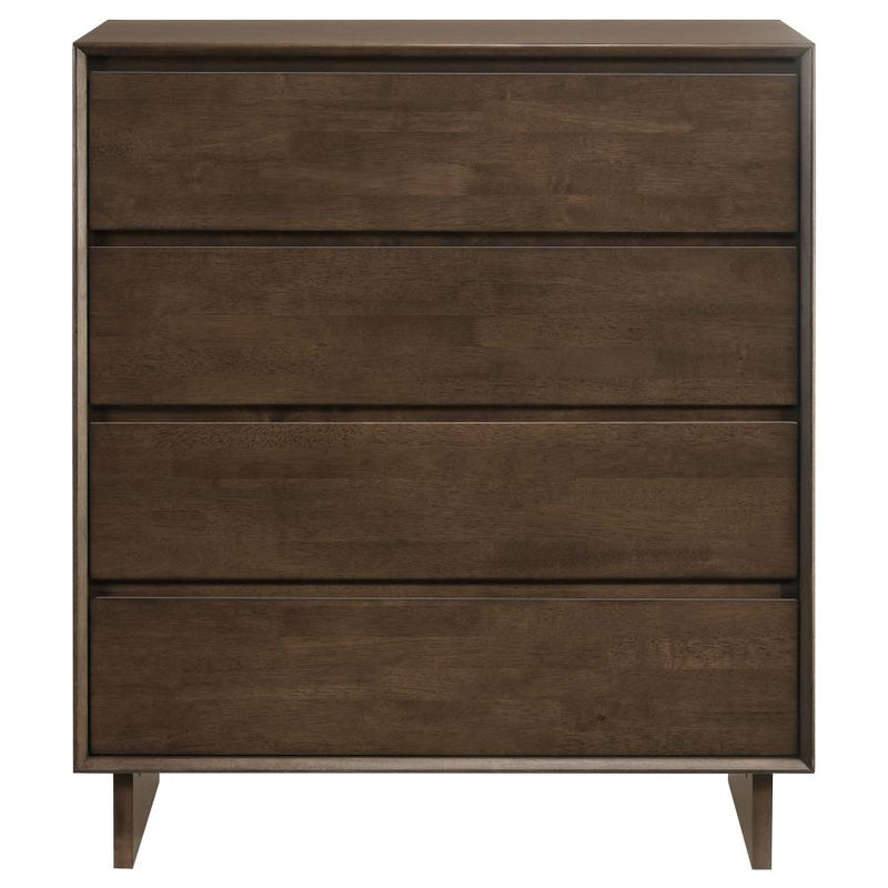 Glenwood 4-drawer Chest of Drawers Warm Brown-zoom-
