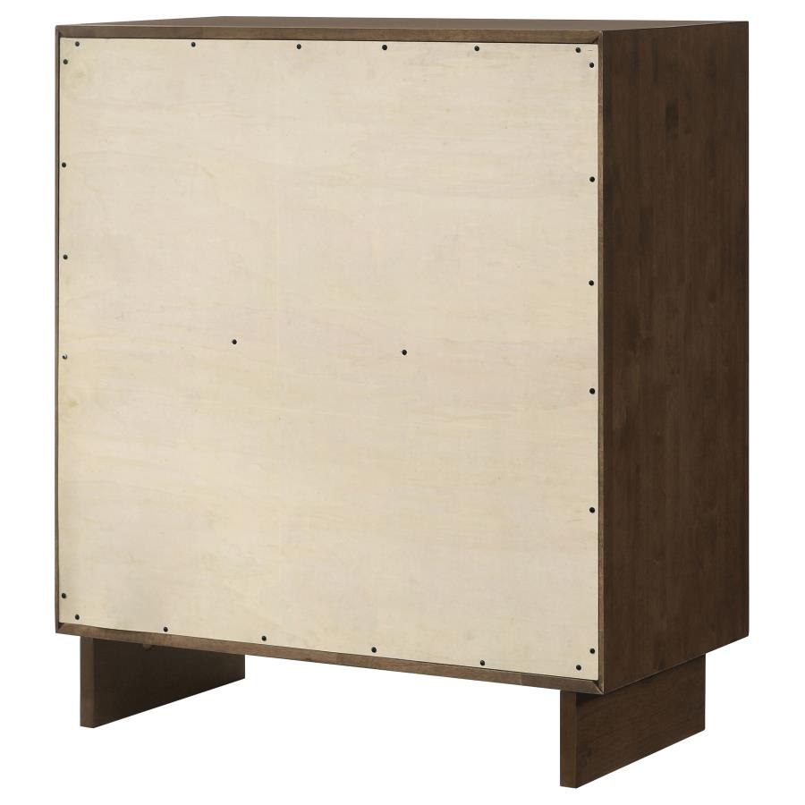Glenwood 4-drawer Chest of Drawers Warm Brown-8