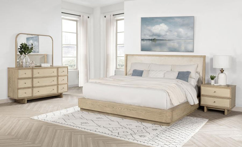 Kailani 4-piece California King Bedroom Set Beige Oak-zoom-