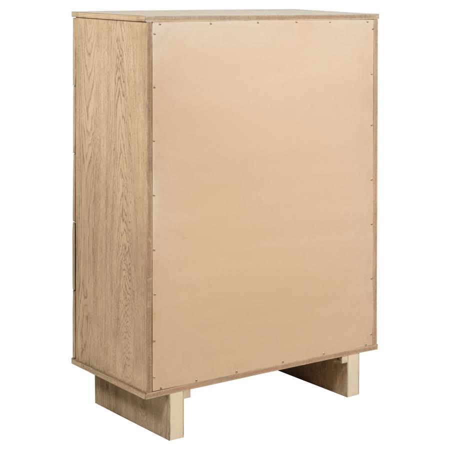 Kailani 5-piece California King Bedroom Set Beige Oak-12