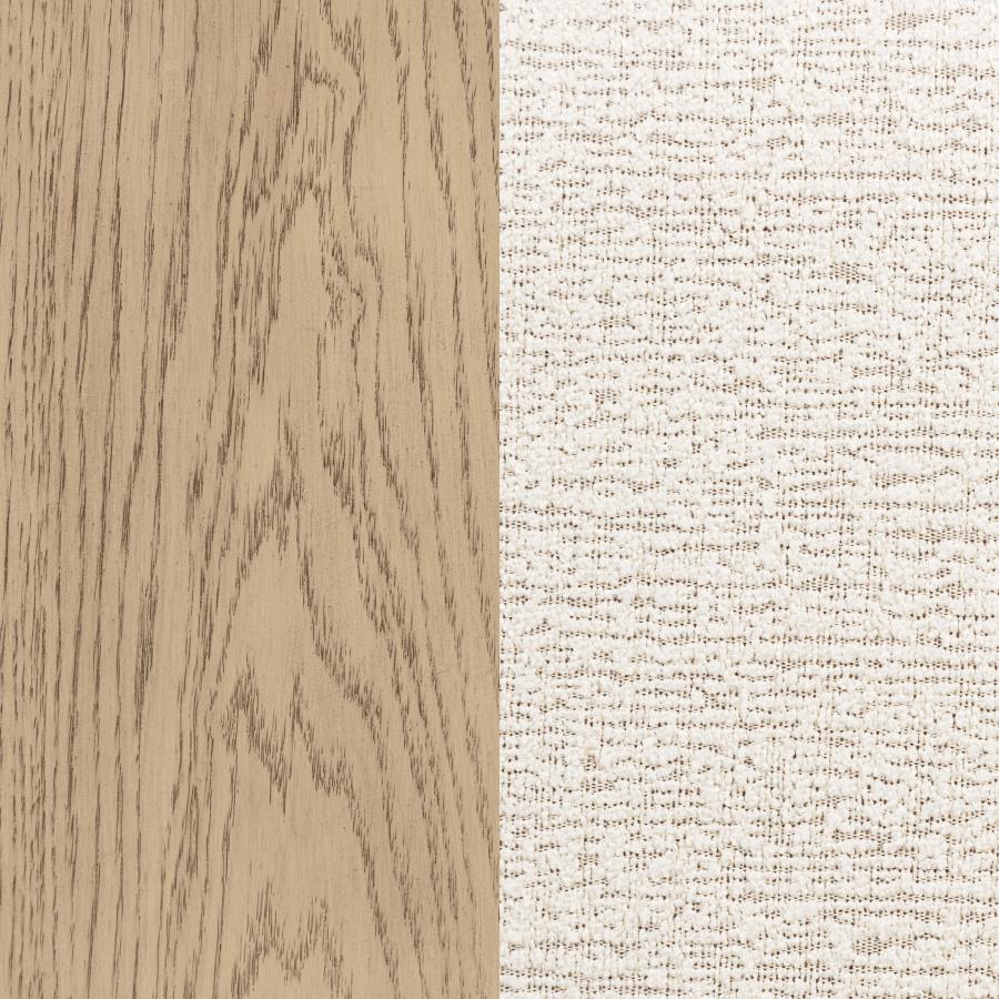 Kailani 52-inch Queen Wingback Bed Beige Oak-8