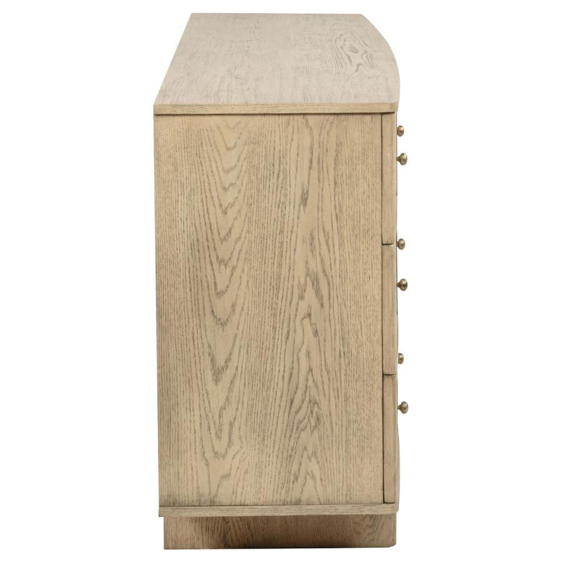 Kailani 9-drawer Dresser Cabinet Beige Oak-zoom-