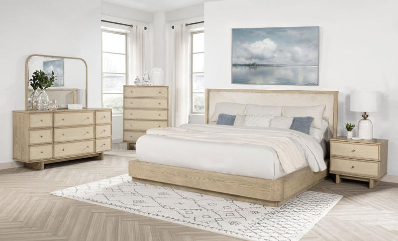 Kailani 9-drawer Dresser Cabinet Beige Oak-zoom-