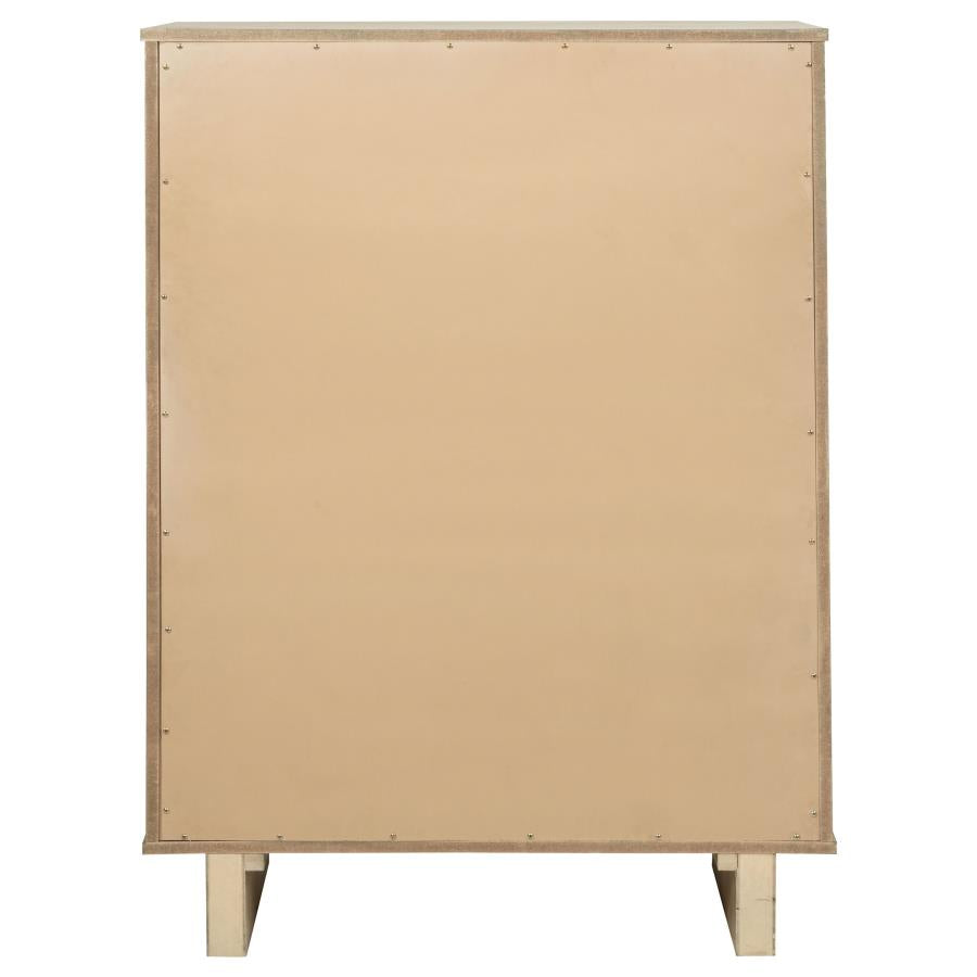Kailani 5-drawer Bedroom Chest of Drawers Beige Oak-zoom-7