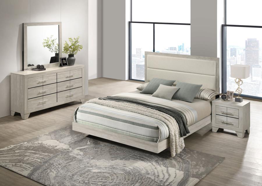 Trenton 4-piece Full Bedroom Set Rustic Cream-zoom-1