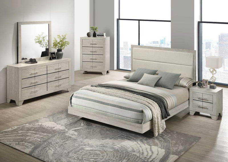 Trenton 5-piece Eastern King Bedroom Set Rustic Cream-zoom-