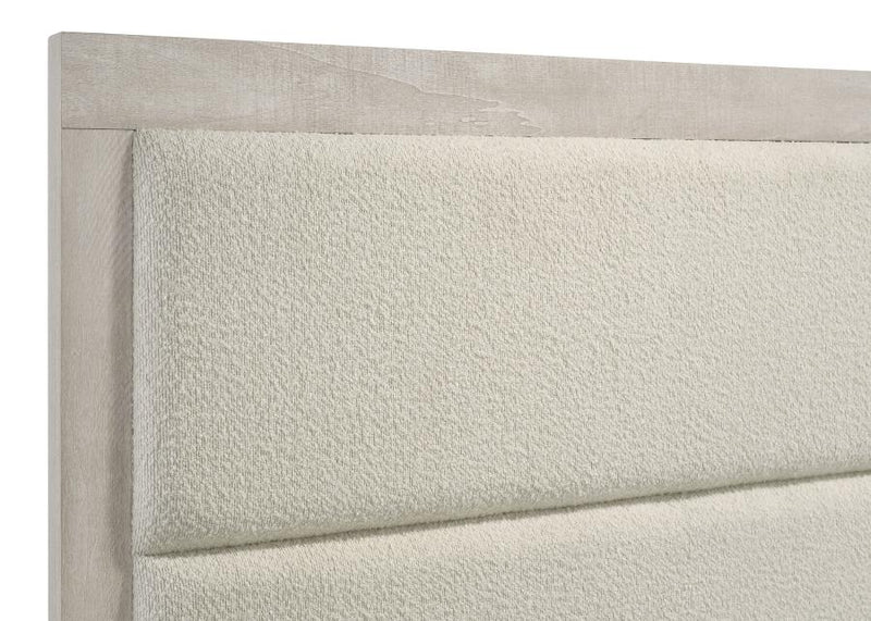 Trenton 54-inch Wood Queen Panel Bed Rustic Cream-zoom-