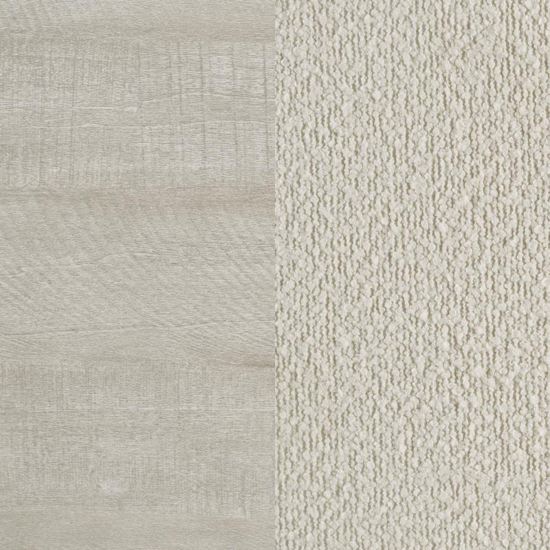 Trenton 54-inch Wood Queen Panel Bed Rustic Cream-zoom-