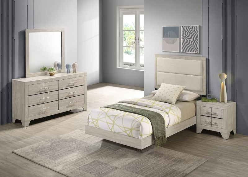 Trenton 4-piece Twin Bedroom Set Rustic Cream-zoom-