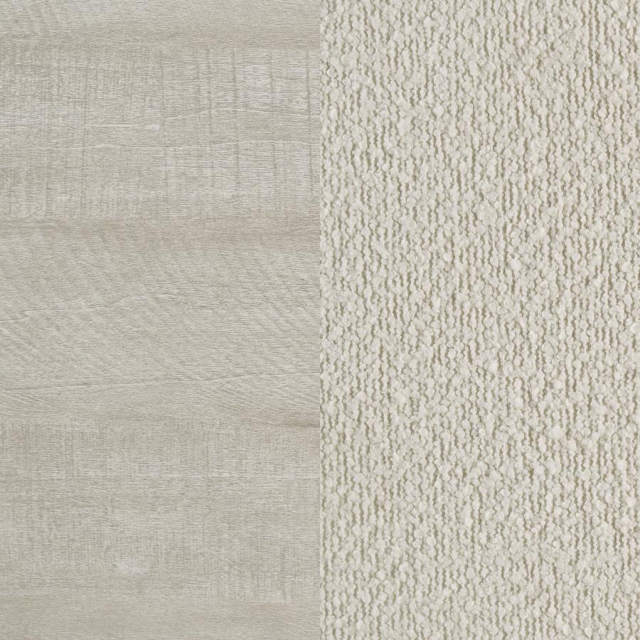 Trenton 54-inch Wood Twin Panel Bed Rustic Cream-10