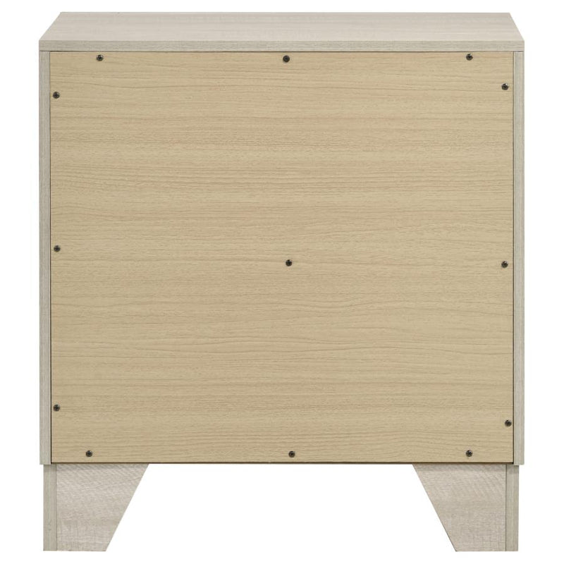 Trenton 2-drawer Nightstand Bedside Table Rustic Cream-zoom-