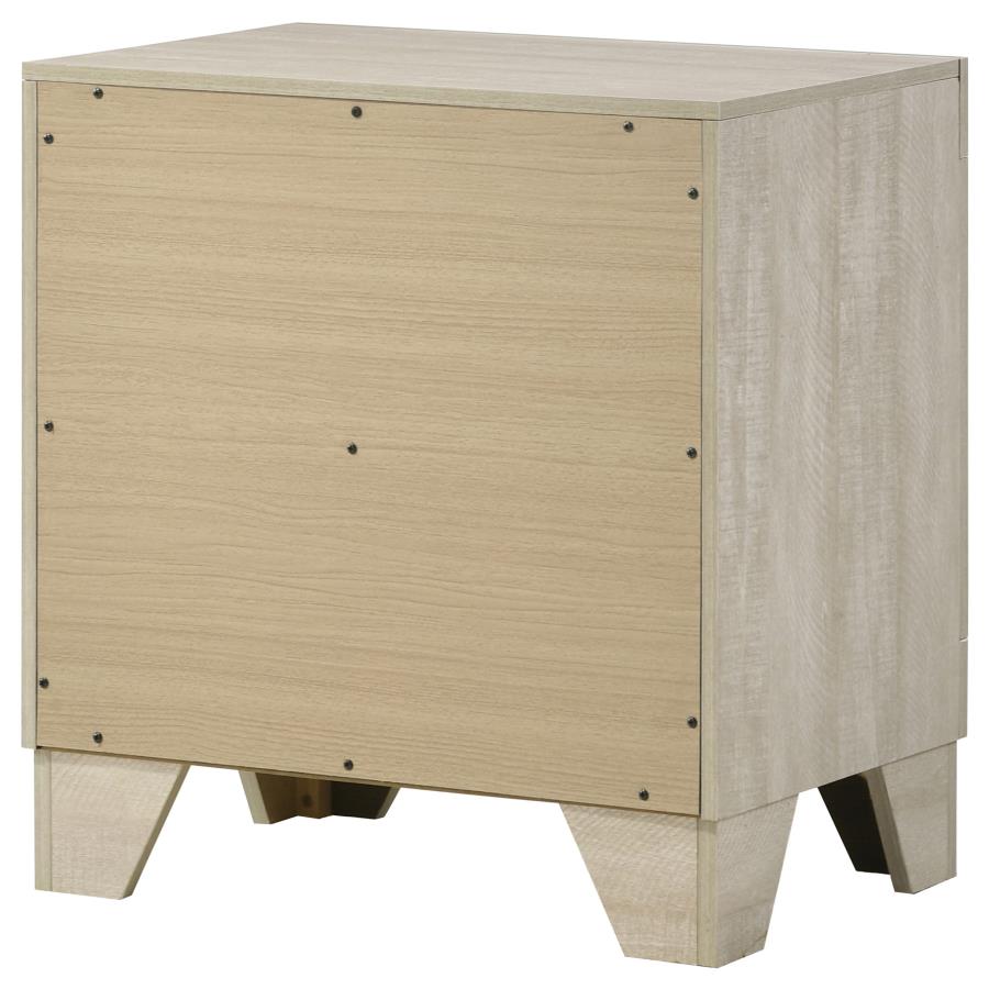 Trenton 2-drawer Nightstand Bedside Table Rustic Cream-zoom-8