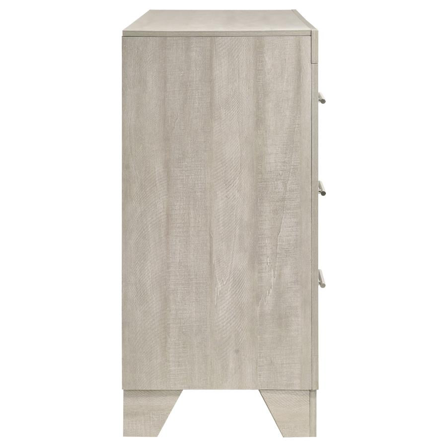 Trenton 6-drawer Bedroom Dresser Rustic Cream-9