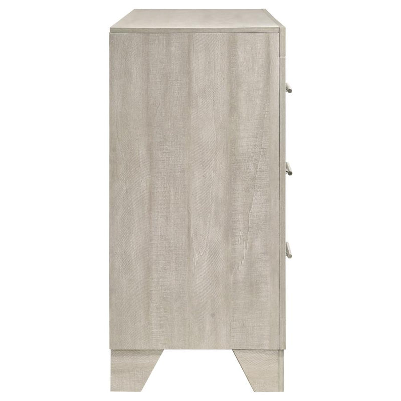 Trenton 6-drawer Bedroom Dresser Rustic Cream-zoom-
