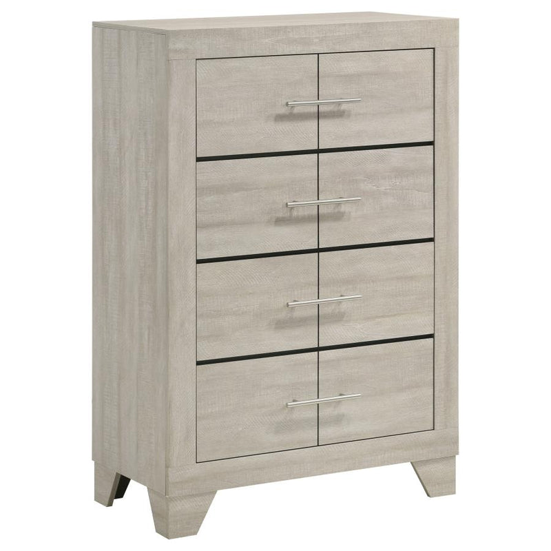 Trenton 4-drawer Bedroom Chest of Drawers Rustic Cream-zoom-