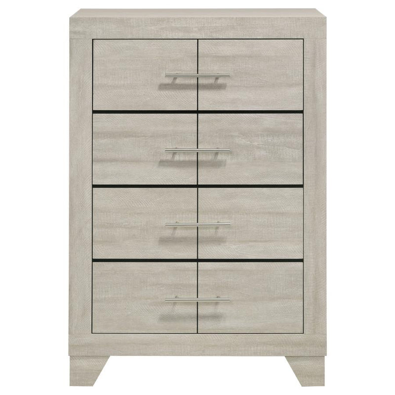 Trenton 4-drawer Bedroom Chest of Drawers Rustic Cream-zoom-