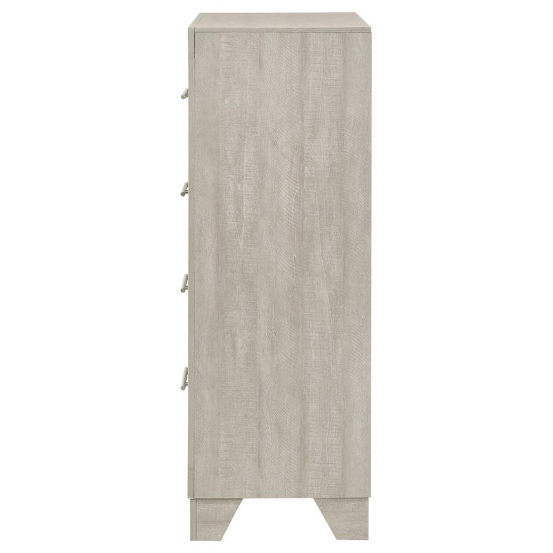 Trenton 4-drawer Bedroom Chest of Drawers Rustic Cream-zoom-