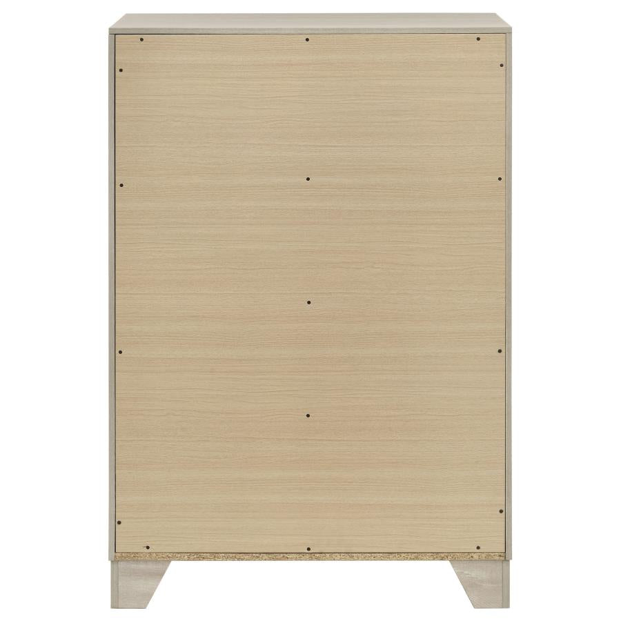 Trenton 4-drawer Bedroom Chest of Drawers Rustic Cream-zoom-7