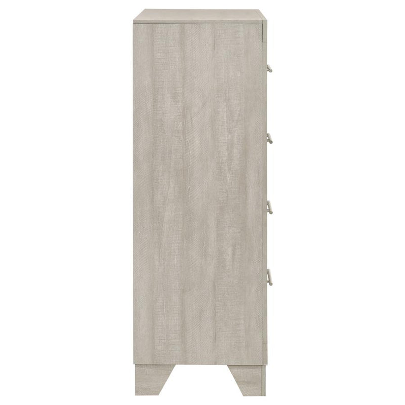 Trenton 4-drawer Bedroom Chest of Drawers Rustic Cream-zoom-