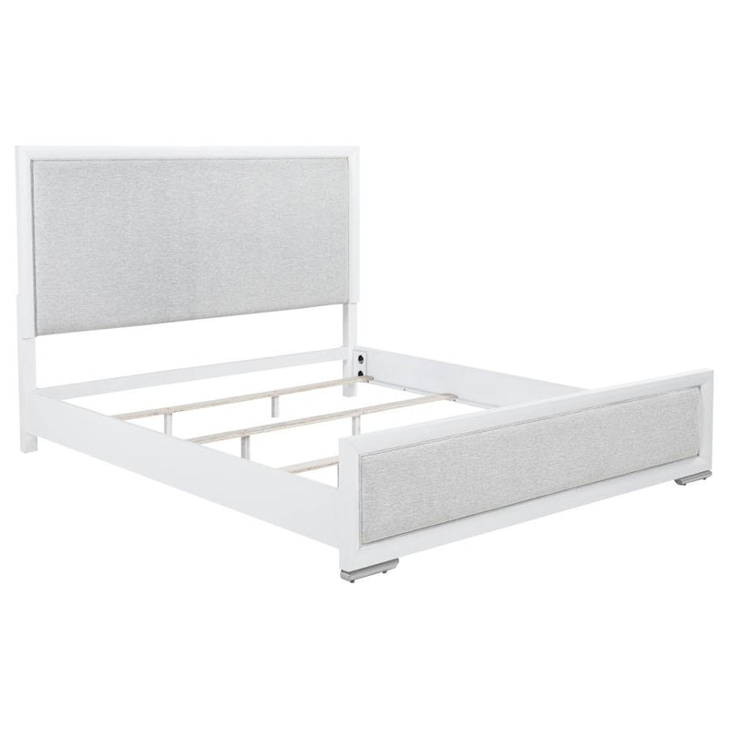 Gracemont 4-piece Eastern King Bedroom Set White-zoom-