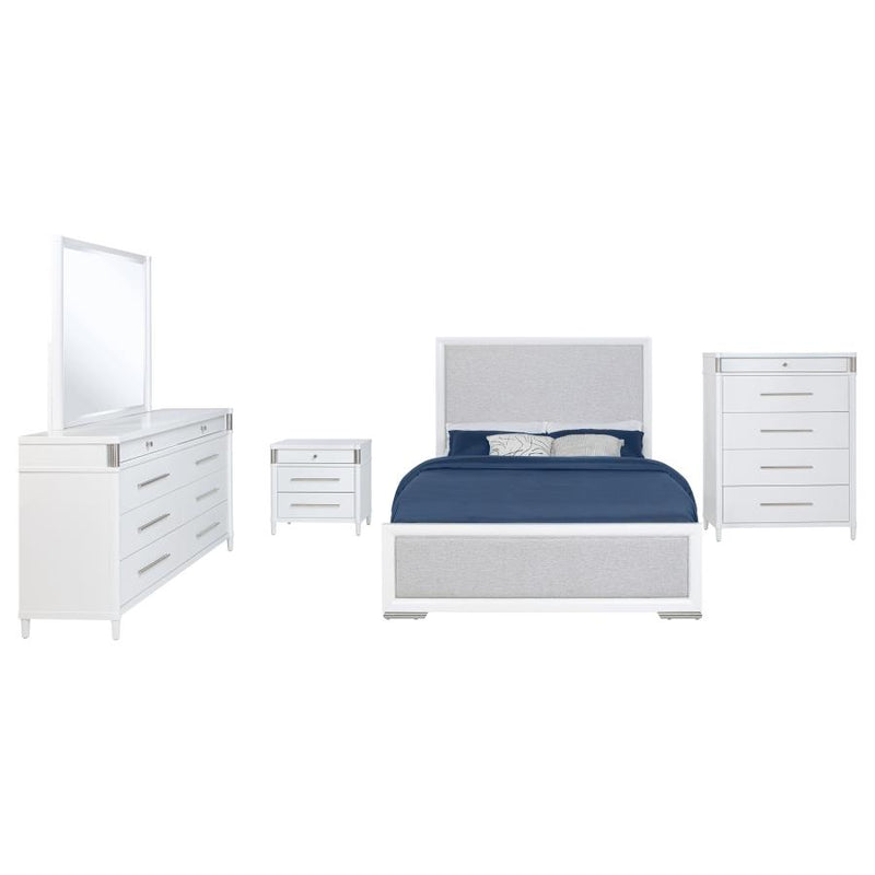 Gracemont 5-piece Eastern King Bedroom Set White-zoom-