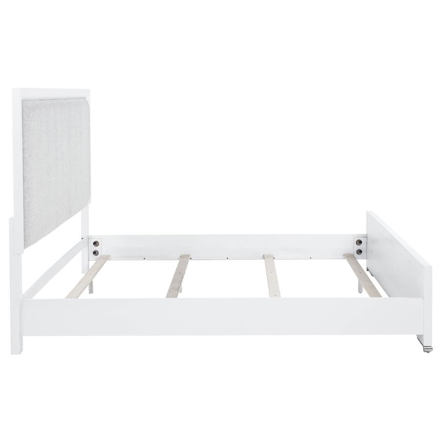 Gracemont 57-inch Eastern King Panel Bed Grey and White-6