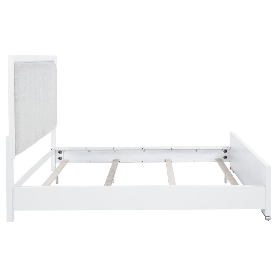 Gracemont 57-inch California King Panel Bed Grey and White-zoom-6