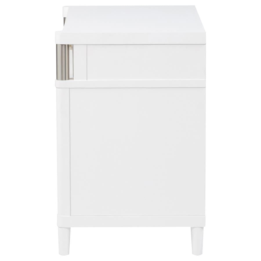 Gracemont 3-drawer Bedroom Nightstand Bedside Table White-zoom-5