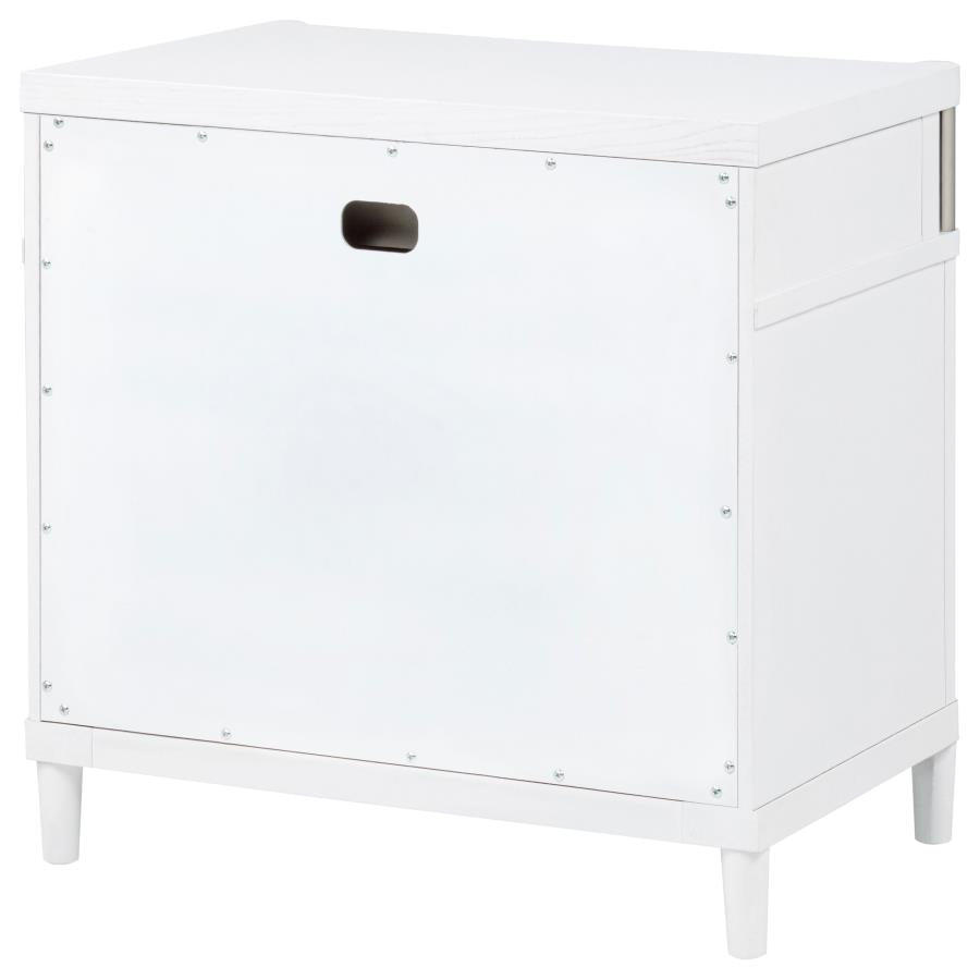Gracemont 3-drawer Bedroom Nightstand Bedside Table White-zoom-8