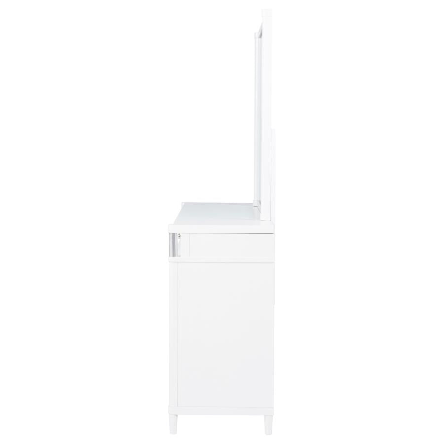 Gracemont 8-drawer Bedroom Dresser with Mirror White-5