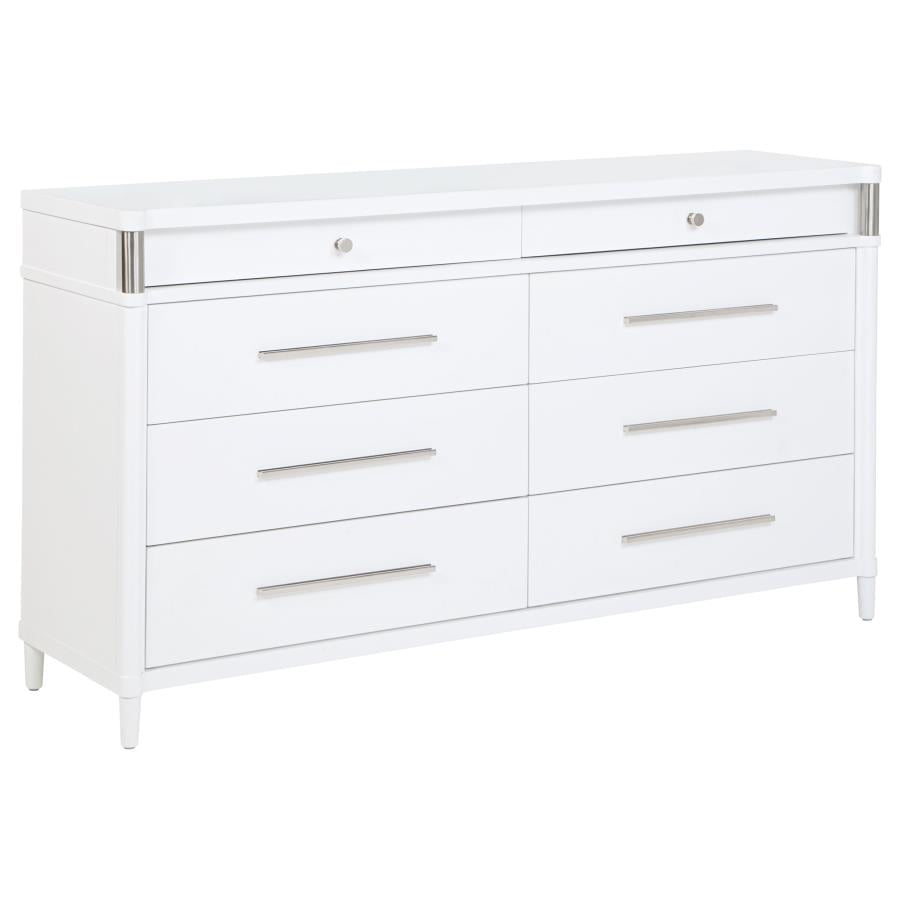 Gracemont 8-drawer Bedroom Dresser Cabinet White-1