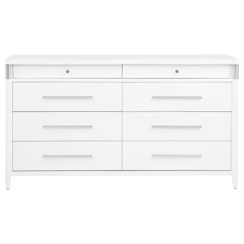 Gracemont 8-drawer Bedroom Dresser Cabinet White-zoom-