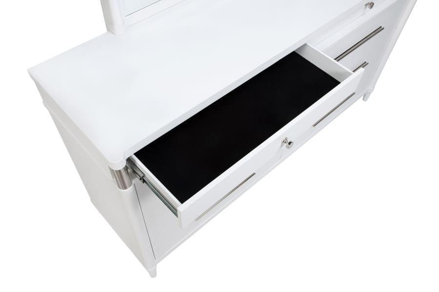 Gracemont 8-drawer Bedroom Dresser Cabinet White-zoom-10